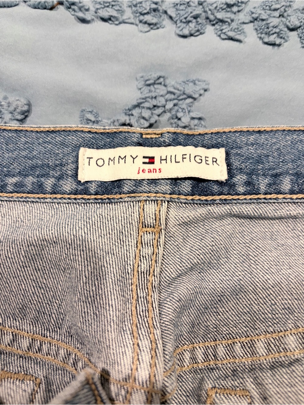 Tommy Hilfiger Jeans Vintage Wide Leg Crop Jeans – Size 14 - Picture 6 of 10